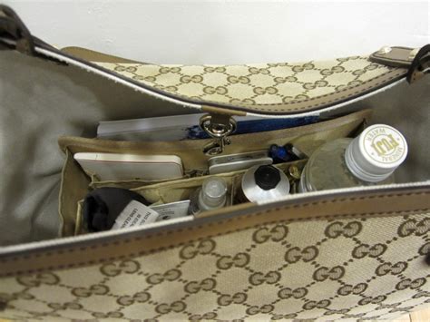 gucci tote insert